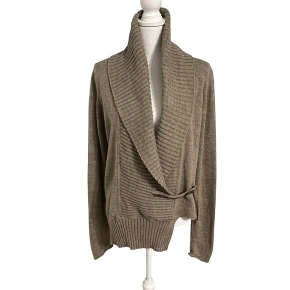 Crea Concept Alpaca Wool Sweater MEDIUM Asymmetric Hem Lagenlook Hygge Artsy - Picture 1 of 12